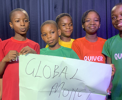 a young lady speaking